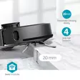 SmartLife Robot Dammsugare | Navigationsmetod: Lasernavigation | Wi-Fi | Kapacitet insamlingsreservoir: 0.6 l | Automatisk laddning | Maximal användningstid: 3 timmar | Svart | Android / IOS - Robotdammsugare - 5412810447053 - 58