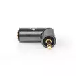 Stereo Audio Adapter | 3.5 mm Hane | 3.5 mm Hona | Guldplaterad | Rak | Aluminium | Grått Med Metall / Guld | 1 st. | Kartong med täckt fönster - Nedis produkter - 5412810333493 - 11
