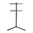 Golvstativ | 49 - 70 " | Maximal skärmvikt som stöds: 40 kg | V-shape Design | Anti-tip rem | Snäpplås | Aluminium / Stål | Svart - TV-stativ - 5412810328833 - 10