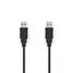USB-kabel | USB 2.0 | USB-A Hane | USB-A Hane | 480 Mbps | Nickelplaterad | 2.00 m | Rund | PVC | Svart | Låda - Dator och nätverk - 5412810288793 - 3