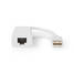 USB-nätverkskort | USB 2.0 | 100 Mbps | USB-A Hane | RJ45 Hona | 0.20 m | Rund | Guldplaterad / Nickelplaterad | Bar koppar | Vit | Låda - Dator och nätverk - 5412810328703 - 2
