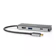 USB Multi-Port Adapter | 7-in-1 | USB 3.2 Gen 1 | USB-C Hane | HDMI Utgång / Micro SD / RJ45 Hona / SD / USB-C Hona / 3x USB-A Hona | 5 Gbps | 0.20 m | Rund | Guldplaterad | PVC | Antracit | Låda - Dator och nätverk - 5412810414253 - 40
