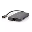 USB Multi-Port Adapter | 7-in-1 | USB 3.2 Gen 1 | USB-C Hane | HDMI Utgång / Micro SD / RJ45 Hona / SD / USB-C Hona / 3x USB-A Hona | 5 Gbps | 0.20 m | Rund | Guldplaterad | PVC | Antracit | Låda - Dator och nätverk - 5412810414253 - 42