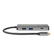 USB Multi-Port Adapter | 7-in-1 | USB 3.2 Gen 1 | USB-C Hane | HDMI Utgång / Micro SD / RJ45 Hona / SD / USB-C Hona / 3x USB-A Hona | 5 Gbps | 0.20 m | Rund | Guldplaterad | PVC | Antracit | Låda - Dator och nätverk - 5412810414253 - 10