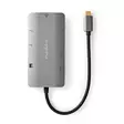 USB Multi-Port Adapter | 7-in-1 | USB 3.2 Gen 1 | USB-C Hane | HDMI Utgång / Micro SD / RJ45 Hona / SD / USB-C Hona / 3x USB-A Hona | 5 Gbps | 0.20 m | Rund | Guldplaterad | PVC | Antracit | Låda - Dator och nätverk - 5412810414253 - 30