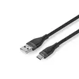 USB-kabel | USB 2.0 | USB-A Hane | USB-C Hane | 15 W | 480 Mbps | Nickelplaterad | 1.50 m | Rund | Silikon | Svart | Låda - Dator och nätverk - 5412810417933 - 40