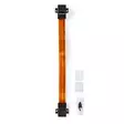 RJ45 nätverkskabel för fönstergenomföring | UTP | RJ45 (8P8C) hona | RJ45 (8P8C) hona | 0,30 m | Platt | PVC | Orange | Låda - Dator och nätverk - 5412810424573 - 75