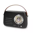 FM-radio | Portabel design | Bluetooth® / FM | Accu Powered / USB ström | Analog | 10 W | Bluetooth® | Svart - Radioapparater - 5412810477043 - 1