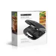 Sandwich Maker | 750 W | Sandwichplattor | Automatisk temperaturkontroll | Non-stick-beläggning | Svart - Smörgåsgrillar och brödrostar - 8711902090663 - 69