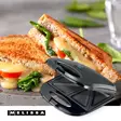 Sandwich Maker | 750 W | Sandwichplattor | Automatisk temperaturkontroll | Non-stick-beläggning | Svart - Smörgåsgrillar och brödrostar - 8711902090663 - 5