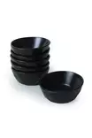 Skål Set Hermia Svart Keramik 6 Delar - Serveringsfat - 8684283059393 - 6