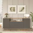 Konsolbord Hanah Home FR15AA Furu Antracit Spånskiva 180x75x44,5 cm - Byråer och skåp - 8684282994053 - 2
