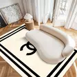 Matta Conceptum Hmnt754 Beige Svart Polyester 80x300 cm - Små mattor och gångmattor - 8683742606963 - 3