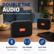 Bluetooth® Högtalare | 360 min | Handhållen design | 10 W | Mono | Bärbar / Hem / Utomhus | Orange / Svart - Bluetooth-högtalare - 5412810475353 - 52