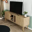 TV-bänk Hanah Home Carmen 1532 Ek Spånskiva 150x52x34 cm - TV-bänkar - 8683743041893 - 5