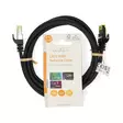 CAT7 nätverkskabel | S/FTP | RJ45 hane | RJ45 hane | 2.00 m | Snagless | Rund | LSZH | Svart | Label - Dator och nätverk - 5412810424283 - 66