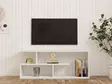 TV-bänk Hanah Home Cafu Vit Spånskiva 100x40x29,6 cm - TV-bänkar - 8683342851893 - 2