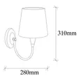 Vägglampa Opviq Pardo Antik Metall 16 x 28 cm - Tak- och vägglampor - 8681875458763 - 3