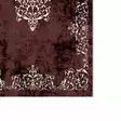Badrumsmatta Set Mijölnir Claret Red 100% Polyester Halkfri Antibakteriell 50x60 cm & 60x100 cm - Badrumsmattor och våtrumsmattor - 8683342421423 - 3