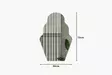 Spegel Hanah Home Perilla Svart MDF 50x70x2,2 cm - Speglar - 8684283349203 - 5
