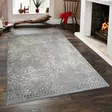 Matta Conceptum Notta 1108 Grå Krämvit Polypropen Polyester 140x200 cm - Stora och medelstora mattor - 8683342376983 - 2