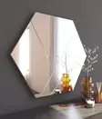 Spegel Hanah Home Saga Vit MDF 70x60x2,2 cm - Speglar - 8683743822843 - 3