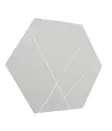 Spegel Hanah Home Saga Vit MDF 70x60x2,2 cm - Speglar - 8683743822843 - 1