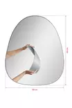 Spegel Hanah Home Quippy Silver Akryl Med Mdf 50x60 cm - Speglar - 8684282468813 - 4