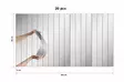 Spegel Hanah Home Rectangular Stripe Silver Akryl 100x40 cm - Speglar - 8684282469513 - 7