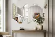 Spegel Hanah Home Rectangular Stripe Silver Akryl 100x40 cm - Speglar - 8684282469513 - 4