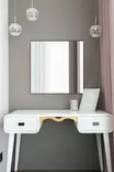 Spegel Hanah Home Square Silver Akryl Med MDF-Baksida 30x30 cm - Speglar - 8684282469223 - 3