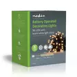 Julbelysning | Sträng | 96 LED's | Varm Vit | 7.20 m | Ljuseffekter: 7 | Inomhus eller Utomhus | Batteridriven - Nedis produkter - 5412810407293 - 69
