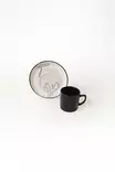 Kaffekoppar Set Hermia Vit Svart Keramik 12 Delar - Kaffe- och teserviser - 8684283356003 - 7