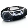 Bärbar Boombox med DAB+/FM-radio, Bluetooth®, CD, kassettbandspelare och USB-spelare Silver - Radioapparater - 8711902065043 - 11