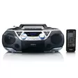 Bärbar Boombox med DAB+/FM-radio, Bluetooth®, CD, kassettbandspelare och USB-spelare Silver - Radioapparater - 8711902065043 - 10