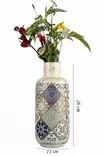Dekorativ Kruka Aberto Design YL709 Flerfärgad Keramik 11x26 cm - Hängande blomkrukor och vaser - 8684283435623 - 3