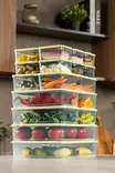 Förvaringslåda Set Hermia Gul Plast 20 Delar - Matlådor och matförvaringsbehållare - 8684283210213 - 3
