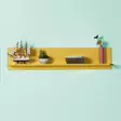 Vägghylla Hanah Home Raf 11 Hh 1 Gul Spånskiva 120x25x20 cm - Vägghyllor - 8684282333463 - 4