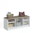 Skoskåp Hanah Home London Vit Ek Spånskiva 100x40x35 cm - Skoskåp - 8683342497763 - 1