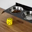 Matskål Hanah Home Pet018 Svart Metall 50x6x20 cm - Mat- och dryckeskärl - 8682870777163 - 8