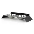 Matskål Hanah Home Pet018 Svart Metall 50x6x20 cm - Mat- och dryckeskärl - 8682870777163 - 11