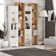 Bokhylla Hanah Home Semm Ek Spånskiva 134,4x180x25 cm - Bokhyllor - 8681875179033 - 3