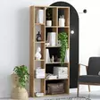 Bokhylla Hanah Home Demios Ek Spånskiva 75x170x18 cm - Bokhyllor - 8683743015863 - 3