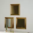 Spegelset Hanah Home Otto Guld MDF 40x40x3 cm - Speglar - 8683743822713 - 4