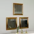 Spegelset Hanah Home Otto Guld MDF 40x40x3 cm - Speglar - 8683743822713 - 2
