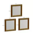 Spegelset Hanah Home Otto Guld MDF 40x40x3 cm - Speglar - 8683743822713 - 6