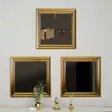 Spegelset Hanah Home Otto Guld MDF 40x40x3 cm - Speglar - 8683743822713 - 3