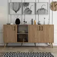 Konsolbord Hanah Home Exxen Ek Spånskiva 180x80x45 cm - Byråer och skåp - 8683743041763 - 3