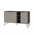 Konsolbord Hanah Home Clara Antracit Spånskiva 142x83x35,6 cm - Byråer och skåp - 8681875837643 - 1