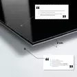 Glastavla Wallity Flerfärgad Glas 70x100 cm - Tavlor och ramar - 8683743269013 - 11